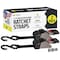 Dc Cargo 1in X 6 Bolt-On Retractable Ratchet Straps - Stainless Steel, 2PK 16RRBOSS-2 - alternate 1